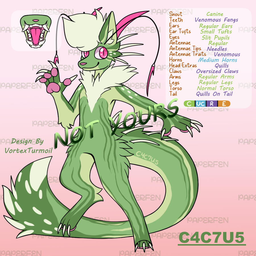 Cactus (C4CTU5) - Designed by VortexTurmoil - $30