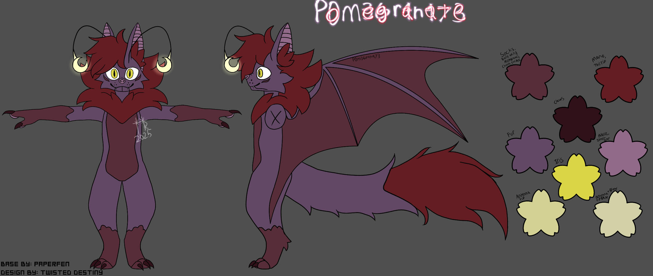 Pomegranate (P0M36R4N473) - Owned by Reirei - Designed by TwistedDestiny