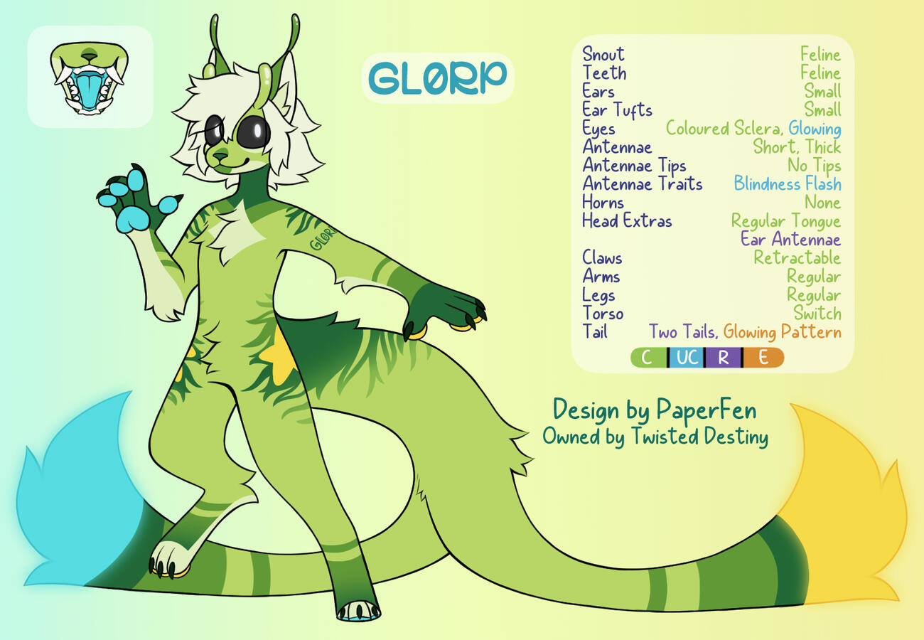 Glorp (GL0RP - Adopted by Twisted Destiny - Designed by PaperFen