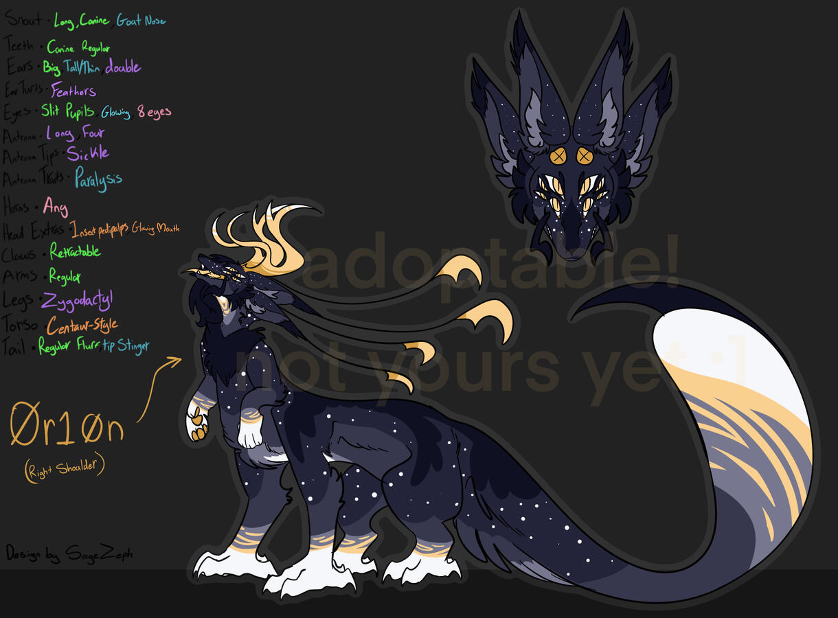 Orion (0R10N) - Owned by Astra - Designed by SageZeph