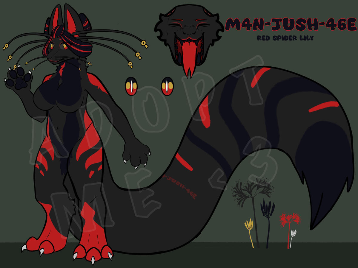 Manjushage (M4N-JUSH-46E) - Owned by RoxxiedaPunk fnaf - Designed by Bleptank