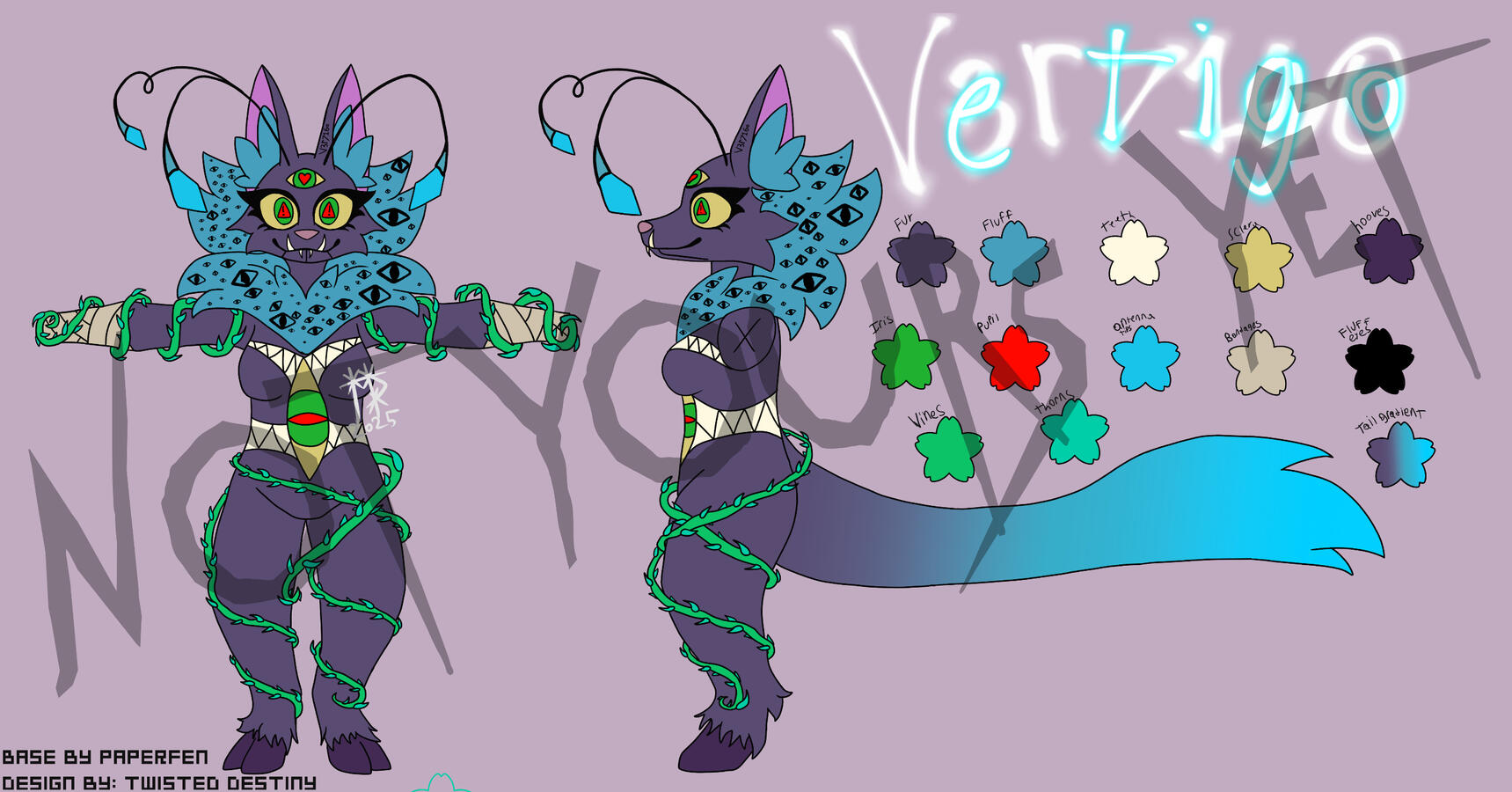 Vertigo (V3R71G0) - Adopted by Roxxie da Punk fnaf - Designed by Twisted Destiny